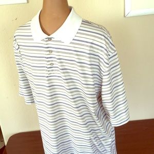 Spyglass golf polo.     Large Stripes. Z006